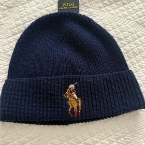 Polo by Ralph Lauren Navy Beanie